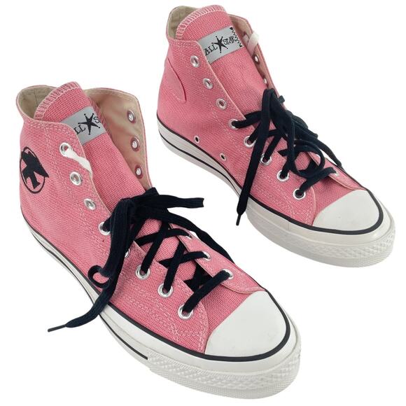 Converse X Stussy Surfman Pink Hi-Top Sneakers Cotton Women’s Size 10.5 Preowned - Picture 1 of 6